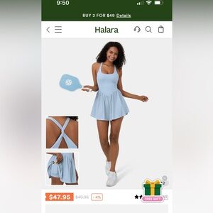 Halara tennis dress sz medium NWT